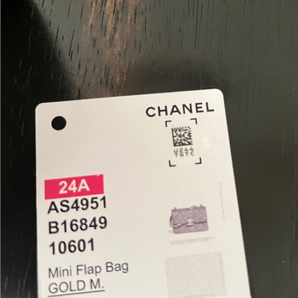 🩷🩷 NOT AVAILABLE BRAND NEW! GORGEOUS 24a WHITE CAVIAR FLAP BAG GHW - Picture 10 of 10